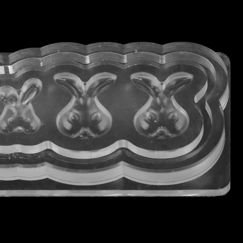 1 шт для ногтей 3D резьба силиконовые формы для ногтей штамповка медведь/мышь/кролик/свинья шаблон DIY УФ-гель акриловые кристаллы шаблоны для ногтей DIY