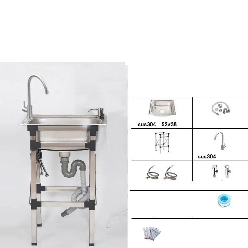 Portatil Afwasbak кран Banheiro Evier Torneira Gourmet Integral De Cocina Fregadero Cuba Pia Cozinha Lavabo кухонная раковина - Цвет: MODEL T