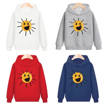 

2020 Boys Girls Sweatshirts Baby Girls Hoodies Children Spring Autumn Clothes Toddler Outerwear Print Cartoon Sunshine New 2020