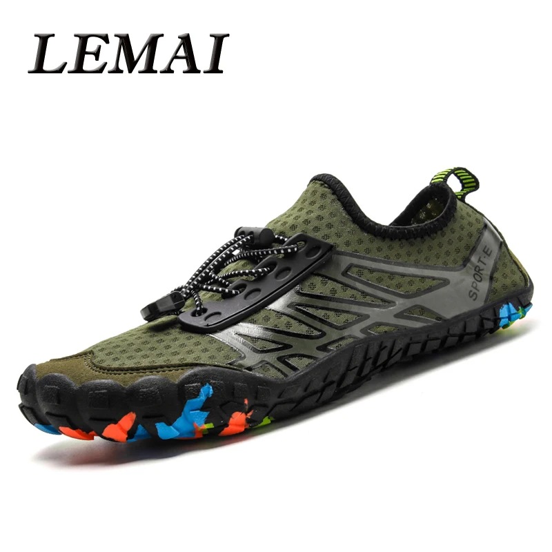 Мужские акватуфли женские кроссовки для плавания сандалии детей пляжная обувь