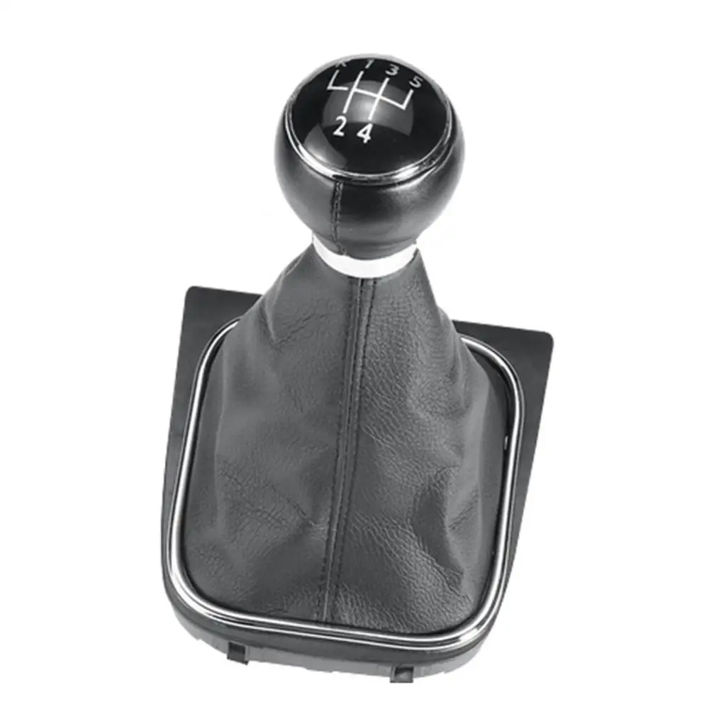 60% Dropshipping 5/6 Speed Gear Shift Knob Boot Gaiter Cover for Golf MK5 MK6 2005 2014