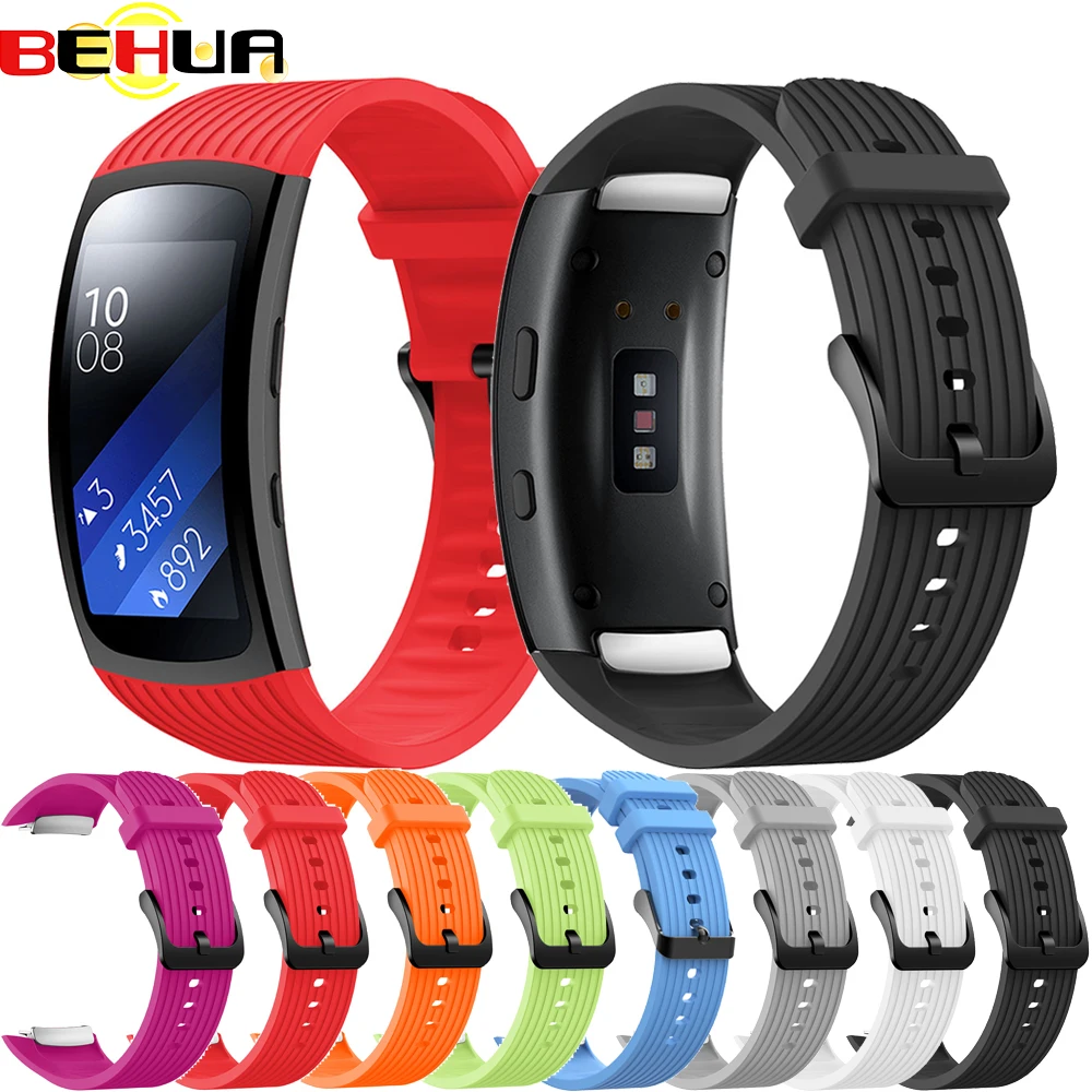 Ремешок для смарт-часов L/S силиконовый сменный Браслет samsung gear fit2 Pro Gear Fit 2 SM-R360/R365 |