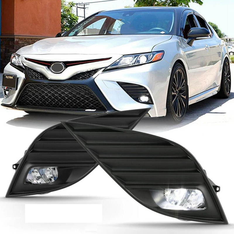 Для 2018-2019 Toyota Camry Hybrid SE XSE светодиодный бампер противотуманные фары лампы с