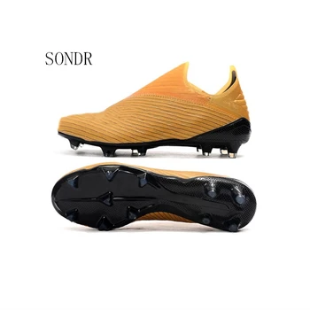 

Sneakers Men Football Shoes Long Spikes FG Kids Grass Field Futsal Shoes Child Zapatos Hombre De Soccer Cleats Boots 2020