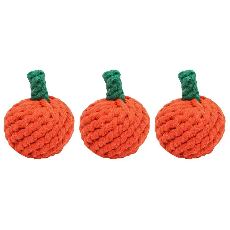

3Pcs Funny Playing Toy Creative Pet Ball Toy Orange Toy for Dog (Orange)