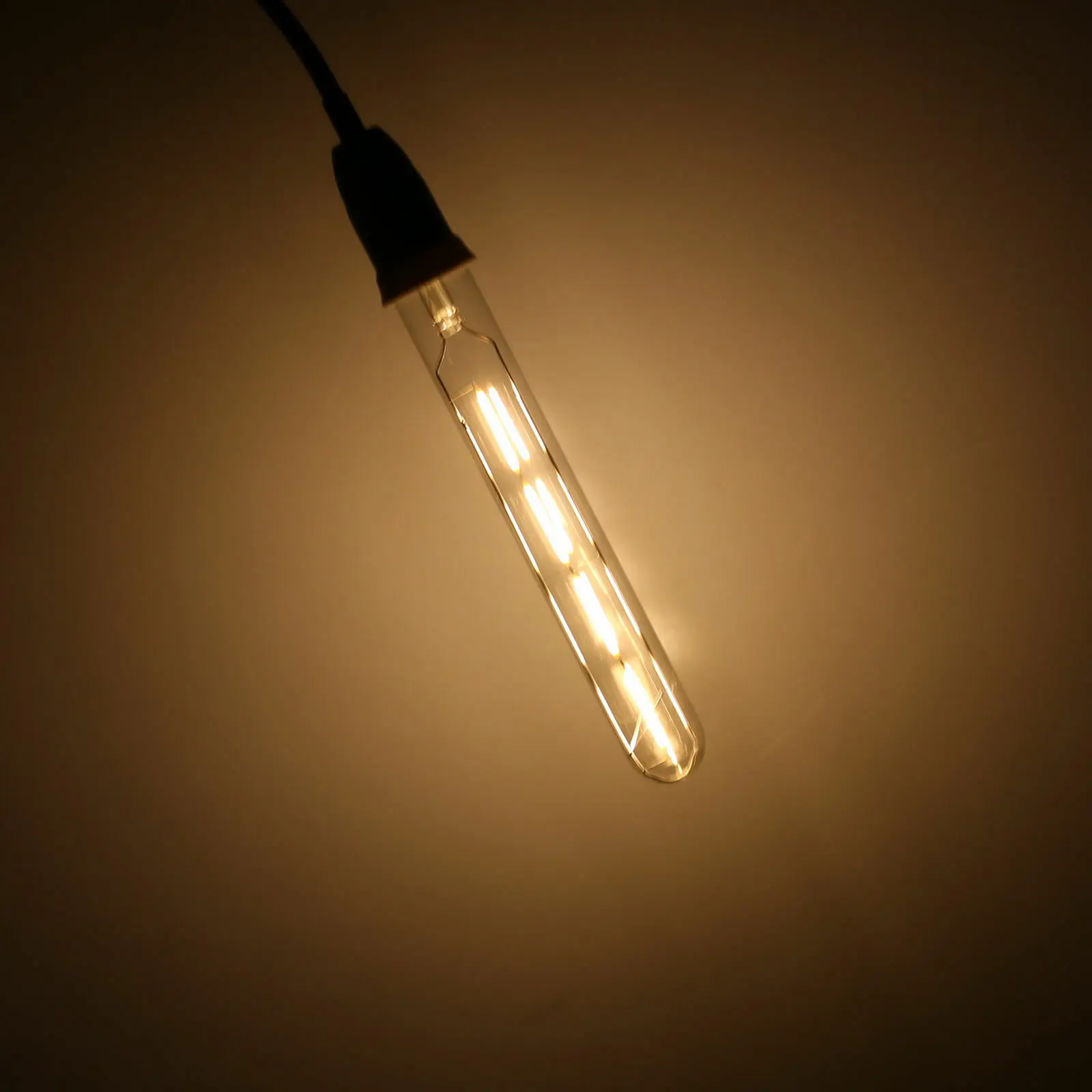 Цветной винтажный Ретро T30 E27 светодиодный COB лампа накаливания 5 Вт теплая белая лампа 110 В 220 В для украшение домашнего бара осветительные лампы - Испускаемый цвет: Тёплый белый