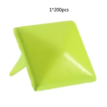 200 шт 12 мм заклепки в форме пирамиды заклепки пятно никеля для сумка в стиле панк ремень кожевенное Ремесло профессиональная мода красивая