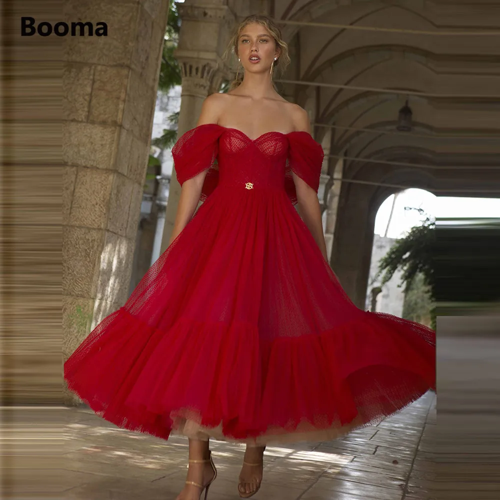 off the shoulder flowy prom dress