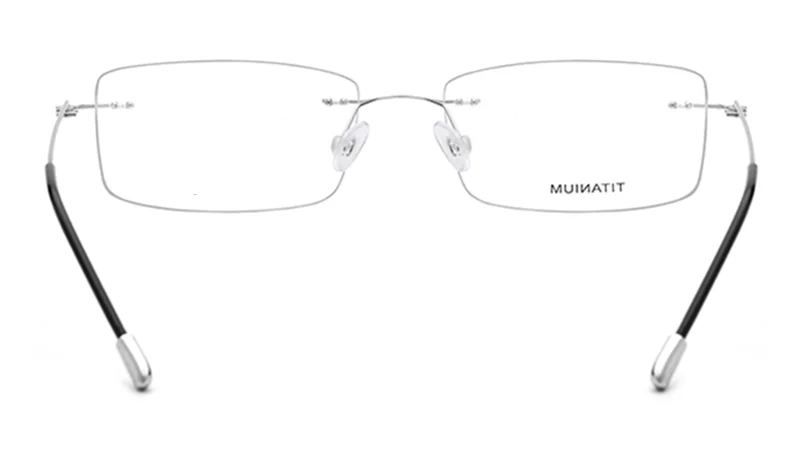 Чистый Титан без оправы оптические очки для близоруких, EyewearMen Для женщин бескаркасные очки по рецепту рамки