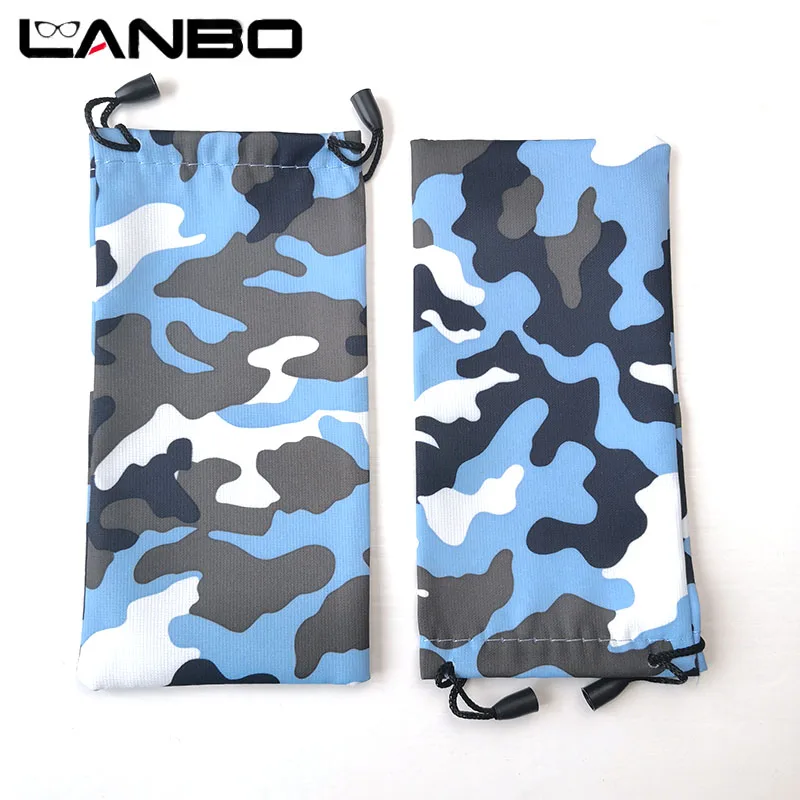 LANBO 100/lot Cartoon Soft Cloth Sunglasses Bag Microfiber Dust Storage Pouch Glasses Carry Bag Portable Eyewear Case Container