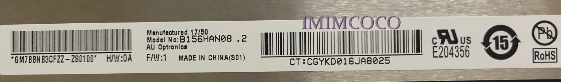 144 Гц ЖК ips экран B156HAN08.2 подходит B156HAN8.0 LP156WFG-SPF2 LM156LFAL01 NV156FHM-N4K/N4G 40PIN 1920*1080