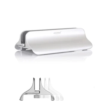 

Jincomso Aluminum Alloy Laptop Support, Integrated Vertical Computer Support, Flat Base, Vertical Desktop Support Saves Space