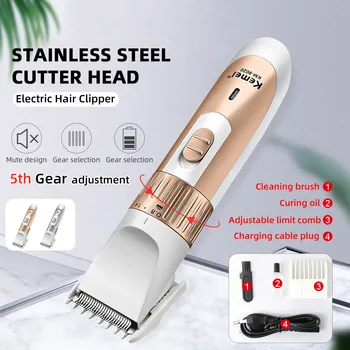 

Rechargeable Electric Hair Trimmer Hair Clipper Beard Shaver Men's Cordless Haircut Adjustable Cutting Machine Hairdress Barber