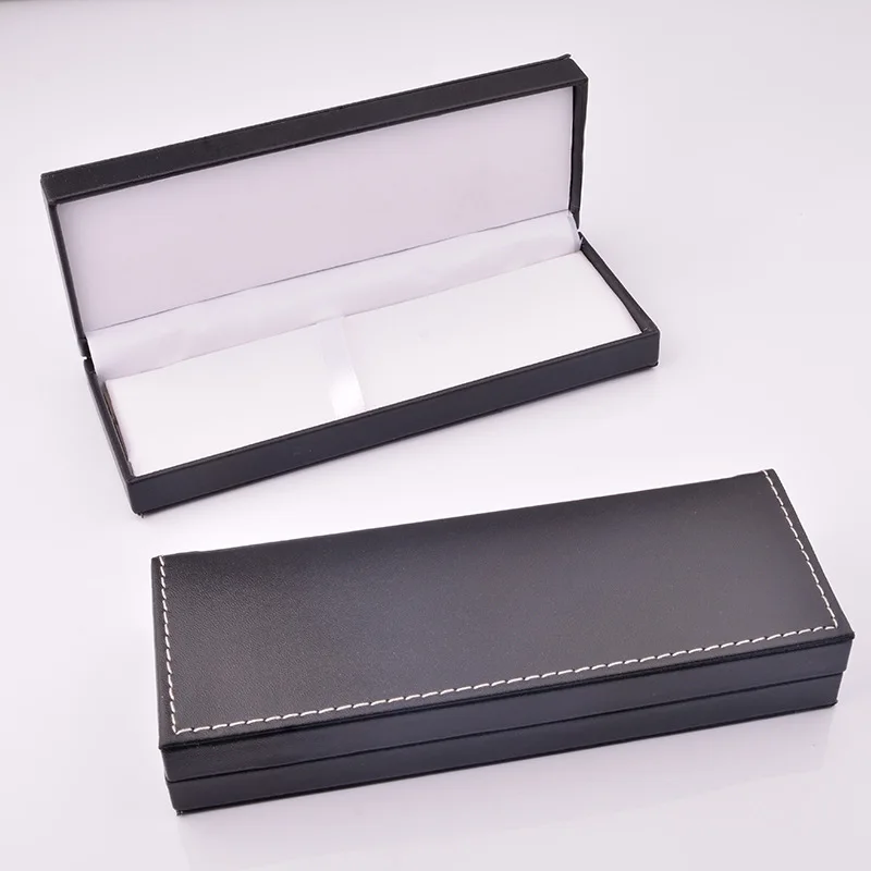 

Pu Leather Pencil Box Gift Box Packaging Business Gift Pen Box Case Accept Custom Logo [diy Logo>50]