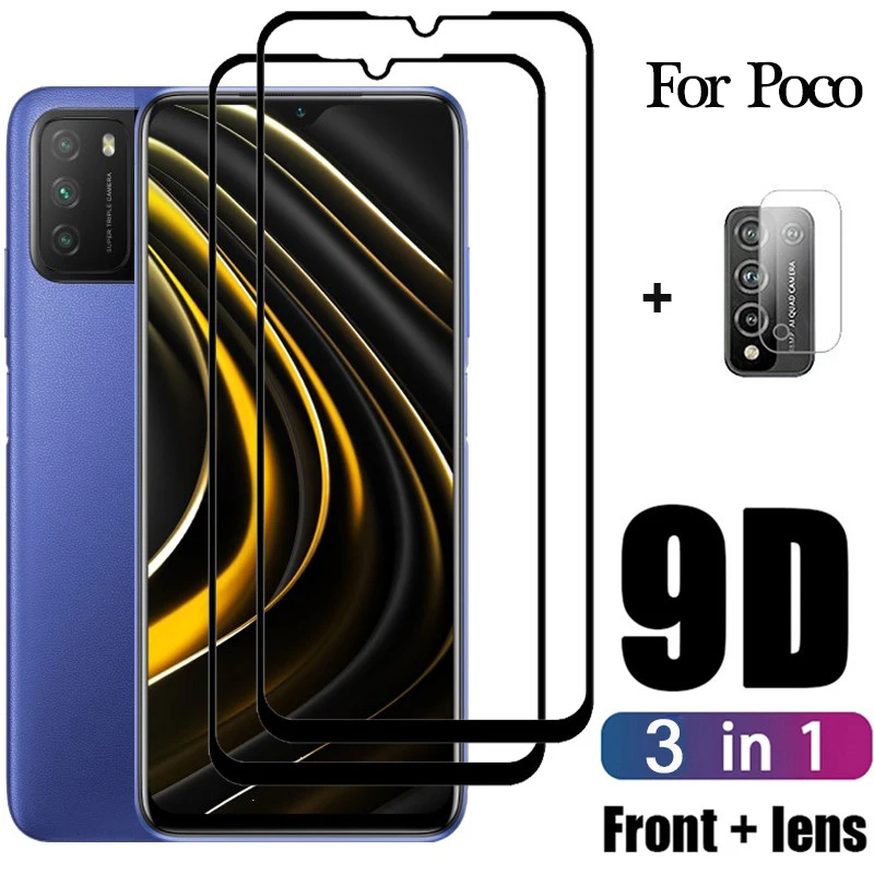 Пленка переднее стекло для xiaomi poco x3 nfc защита экрана m3 поко м3 закаленное Poco