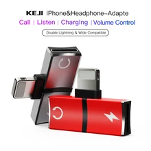 2 в 1 iphone адаптер переходник айфон для Lightning зарядное устройство для наушников iphone адаптер разветвитель для айфон сплиттер конвертер адаптер для iphone 7 Plus 8 X XS 11 Pro Max