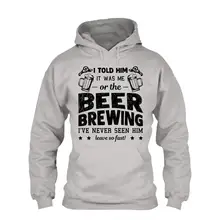 Толстовка с надписью Love Beer Brewing длинные толстовки унисекс|