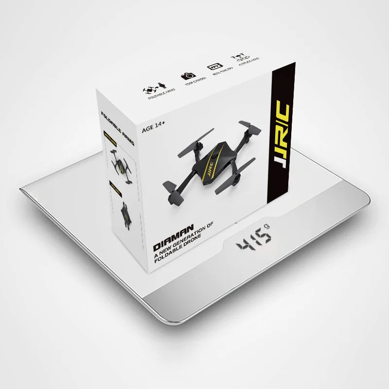 

Jjrc Indoor Unmanned Aerial Vehicle Aircraft for Areal Photography Rhombus Folding Four-axis Remote Control Aircraft High Camera