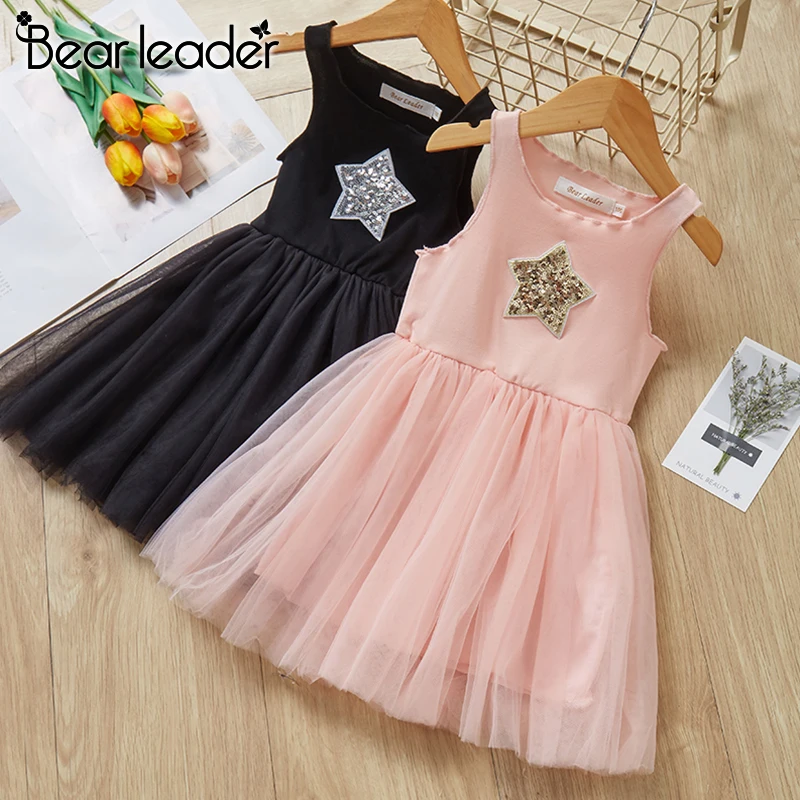 Bear leader/платье для девочек; коллекция года; летнее кружевное платье для маленьких девочек; детское платье принцессы с короткими рукавами; детская одежда