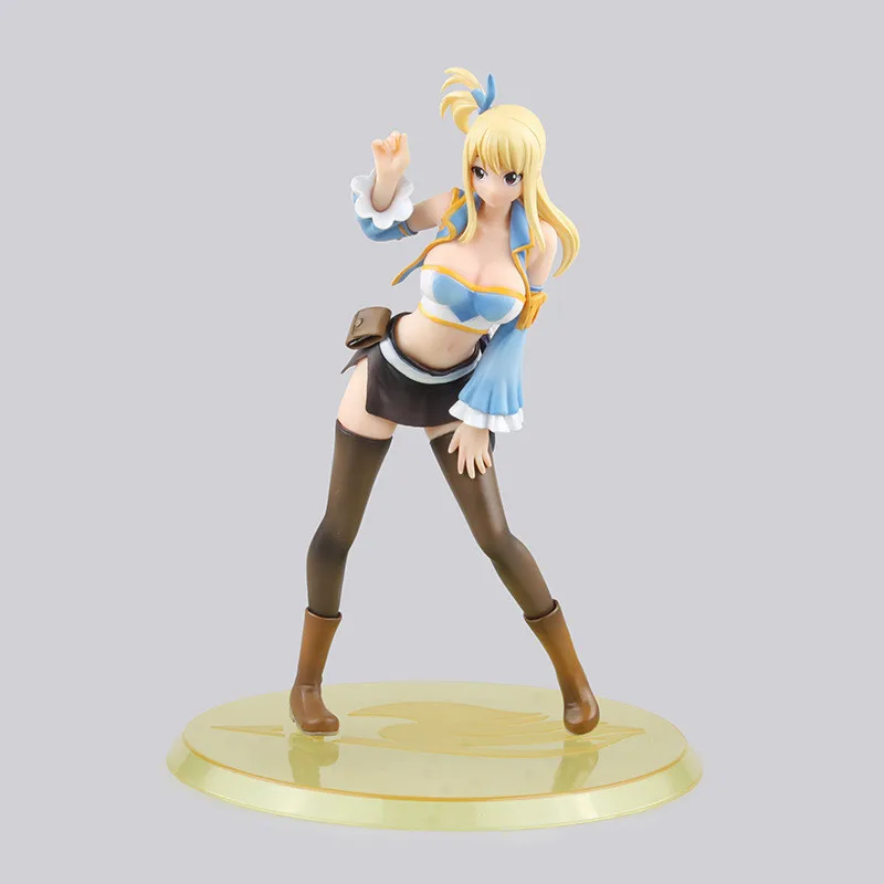 Сказочный хвост аниме сексуальная девушка серия Lucy Heartfilia жесткий сундук ПВХ 1/7