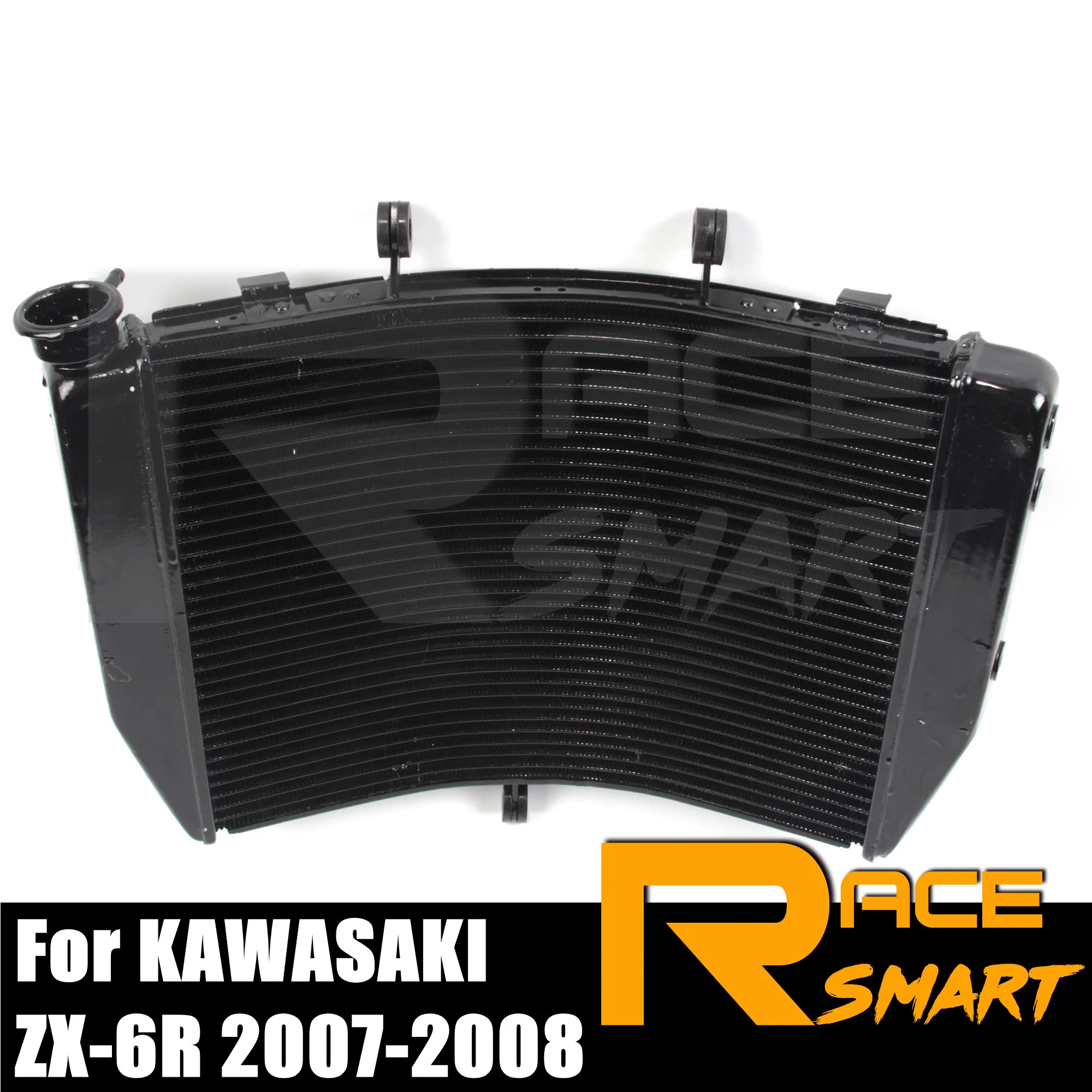 

Motorcycle Radiator Engine Water Cooling Cooler System For KAWASAKI NINJA ZX-6R 2007-2008 ZX6R ZX6R 07 08 High Grade Aluminum