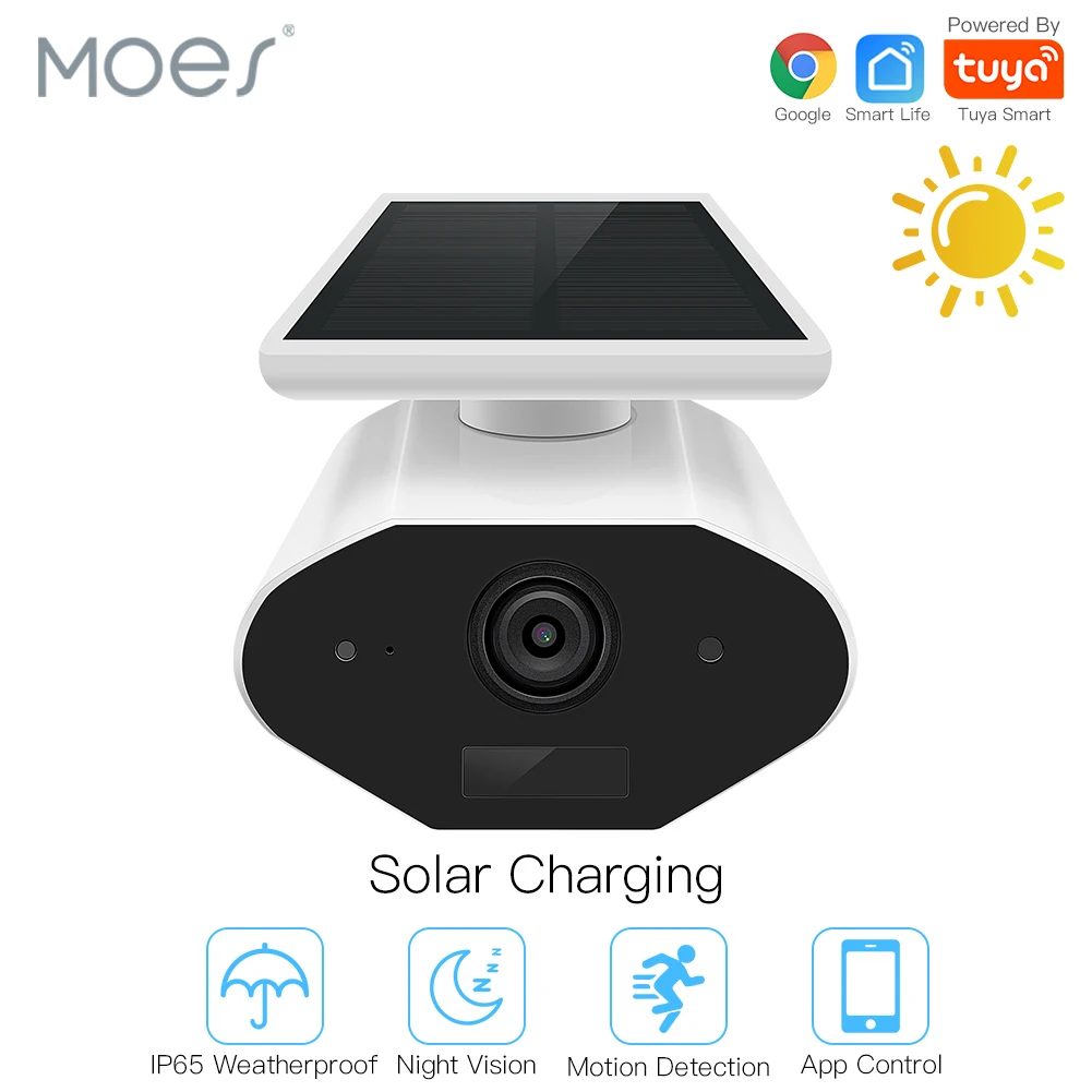  Tuya Smart Camera Solare Esterna Della Macchina Fotografica Hd 1080P di Rete a Due Vie Audio IP65 C
