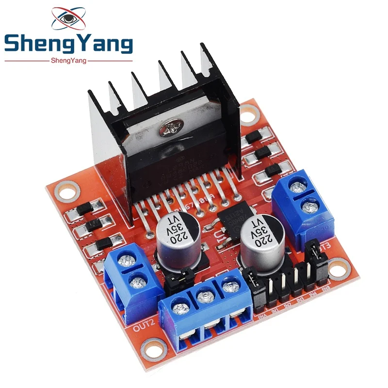 Модуль платы контроллера шагового двигателя ShengYang L298N 1 шт. двойной H Мост