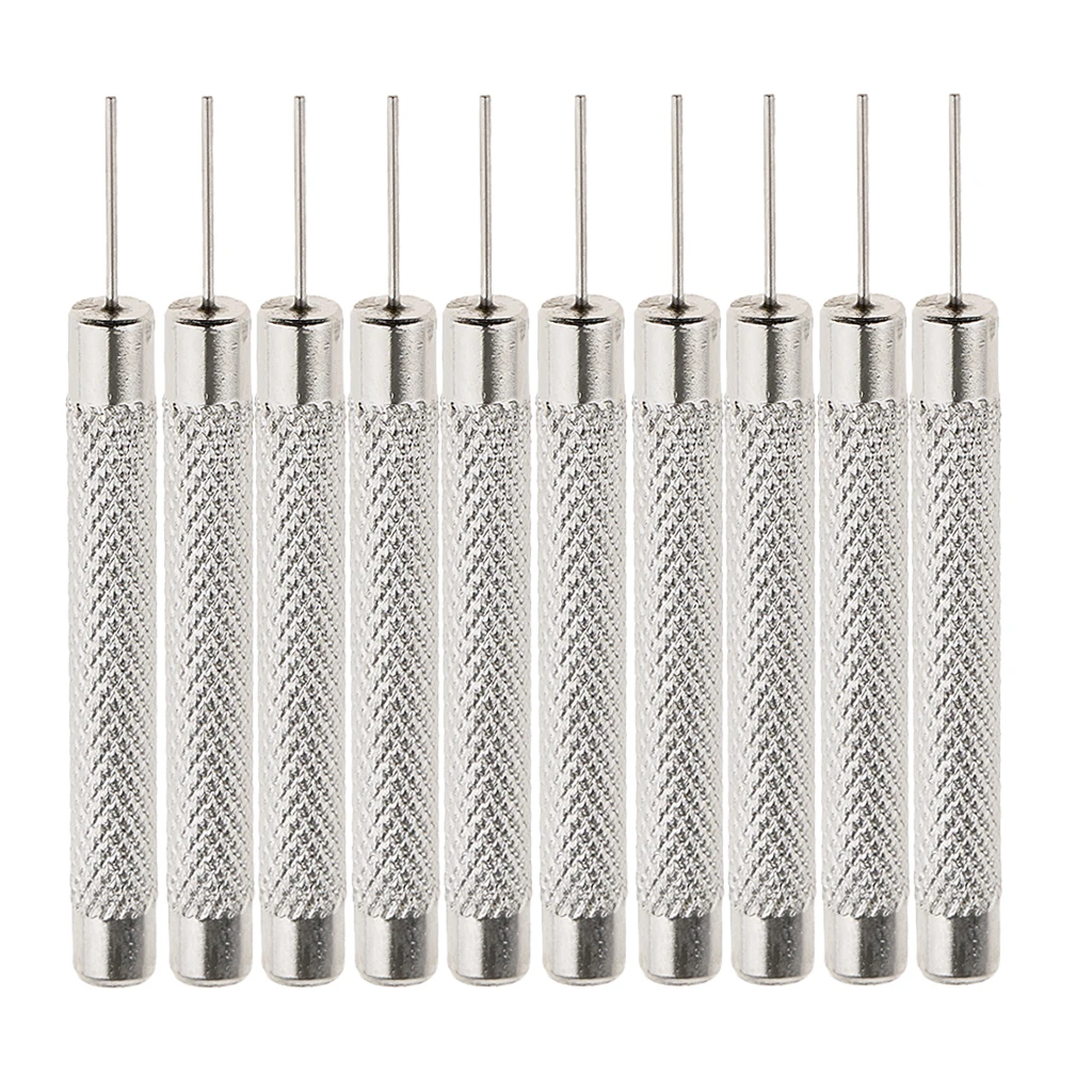 10x Watch Repair Kit Roll Pin Punch Set Tool Slit Strap Pin Repair Tools