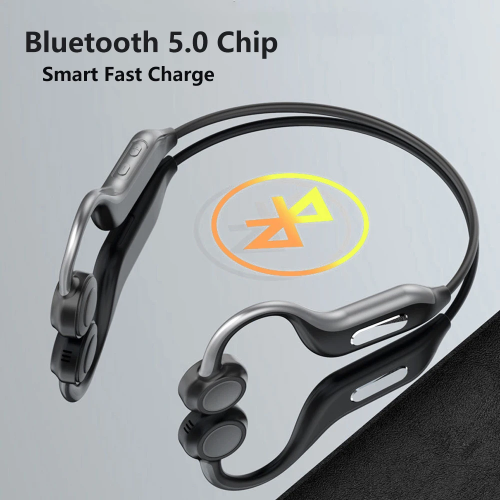 TWS Bluetooth Headset Wireless Sports Running Earphone Bone Conduction Stereo bass Hands-free with microphone For All phones