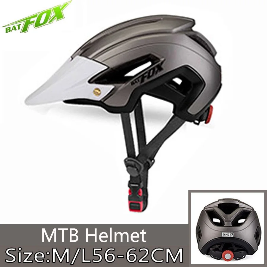 F-692 BATFOX, темно-зеленый велосипедный шлем для шоссейного горного велосипеда, велосипедные шлемы, мужские, wo, ce, Mtb, велосипедный шлем Sixe M/L - Цвет: F-692