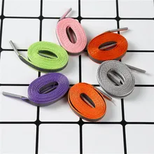 1 пара шнурки отражающие разноцветную обувь кружева высокого качества полиэстер нити уличные сапоги безопасность полосатая обувь со шнуровкой