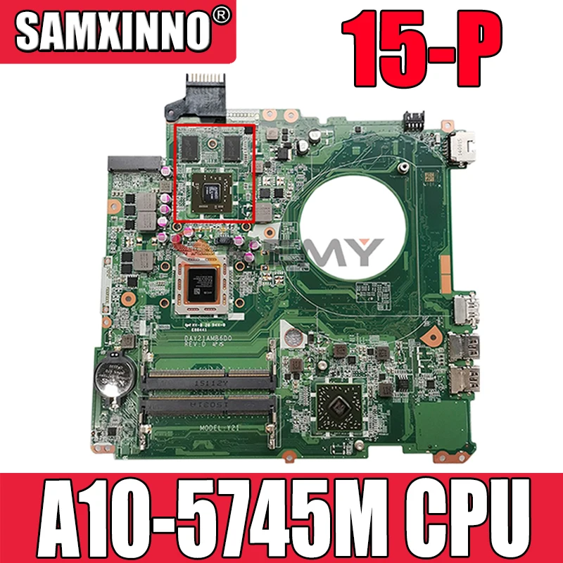 Для HP 15-P серии Материнская плата ноутбука 766715-501 766715-001 аккумулятор большой