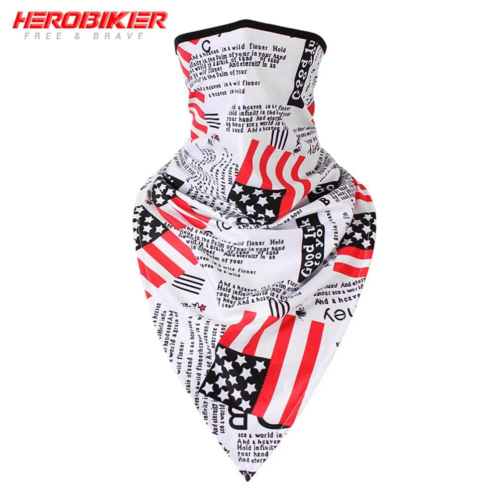 color05 HEROBIKER, Балаклава, мотоциклетная маска для лица, дышащая мотоциклетная маска, мотоциклетная многофункциональная мотоциклетная полумаска, быстросохнущая мотоциклетная маска - Цвет: color05