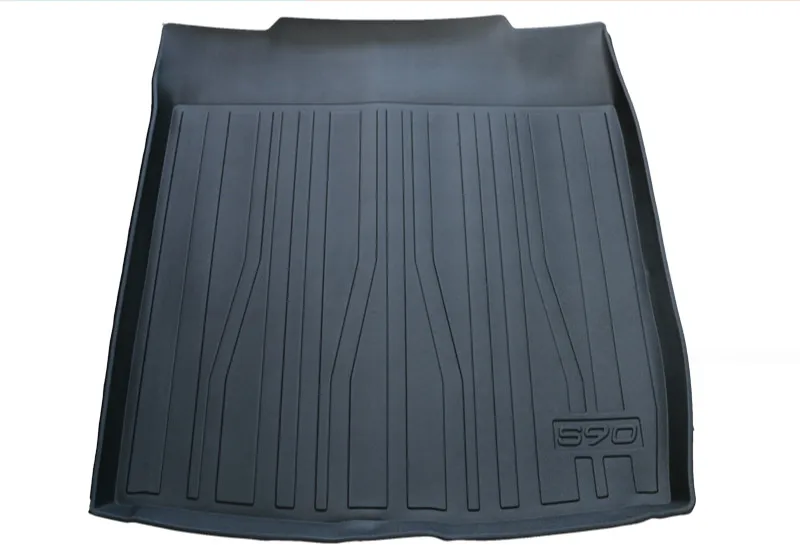 

Special Rubber TPV Car Trunk Mats for 2017year Volvo S90 Durable Waterproof Cargo Liner Boot Carpets for S90