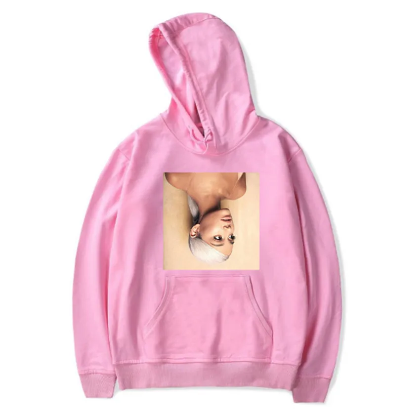 Толстовки Kawaii Ariana Grande свитшот с принтом и длинным рукавом женская/мужская одежда