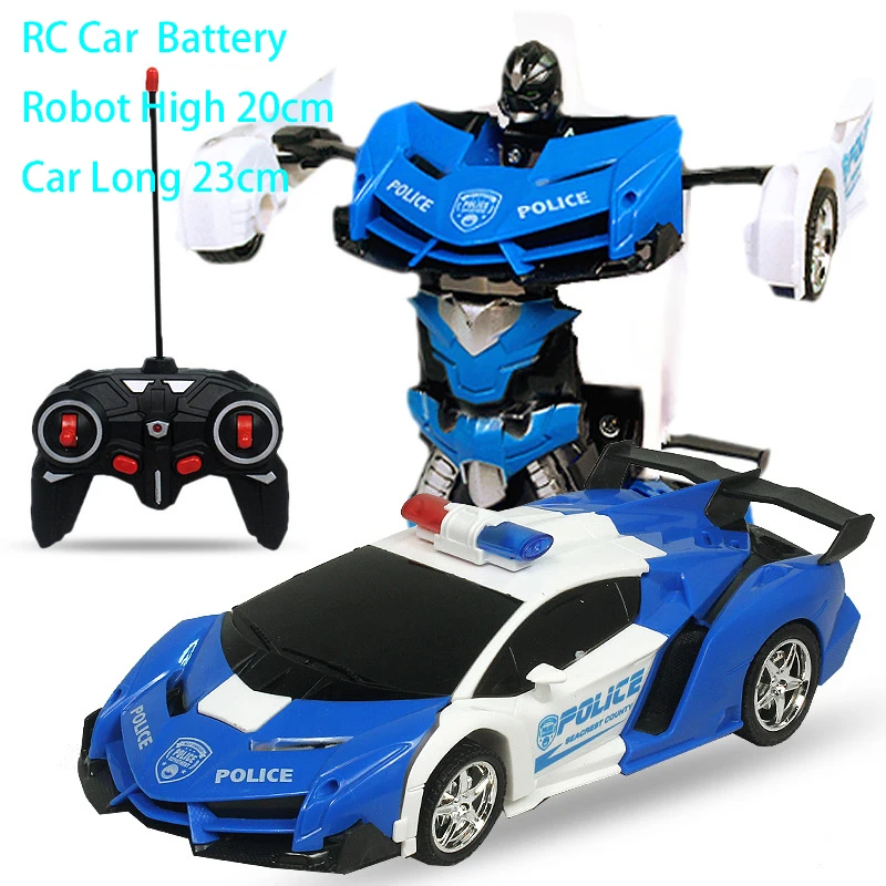 24CM 1:18 RC Car Gesture Sensing Transformation Car Robot Deformation Battery Electric Remote-controlled Toys Cars for Boys D01 9