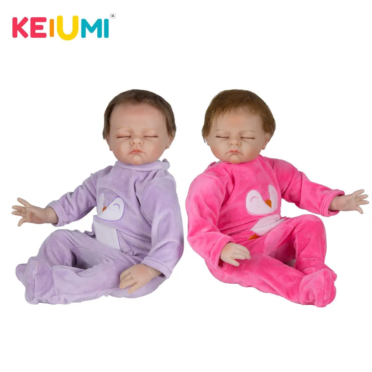 Реалистичные силиконовые куклы реборн KEIUMI 55 см для детей подарок на день ребенка