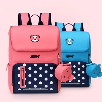 

2PCS/SET 2020 Kids Waterproof Student Backpack Cartoon Pattern Schoolbag High Quality 5-12 Year Children Girls Boys School Bags