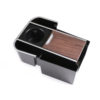 

FS-Car Central Control Armrest Box Storage Box Water Cup Holder for Land Rover Discovery Sport 2020 Interior Accessories