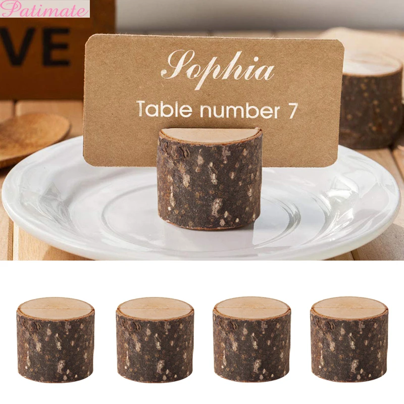 Patmate Wooden Easels Rustic Wedding Table Decoration Mariage Wedding Card Stand Wedding Deco Favors Anniversaire Party Supplies