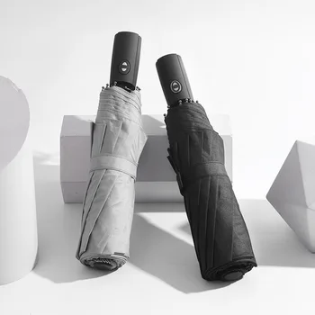 

Creative 10k Repellent Fully Automatic Rain Umbrella Men Business Gift Umbrella Folding Sunny Rain Umbrella Clear Umbrella