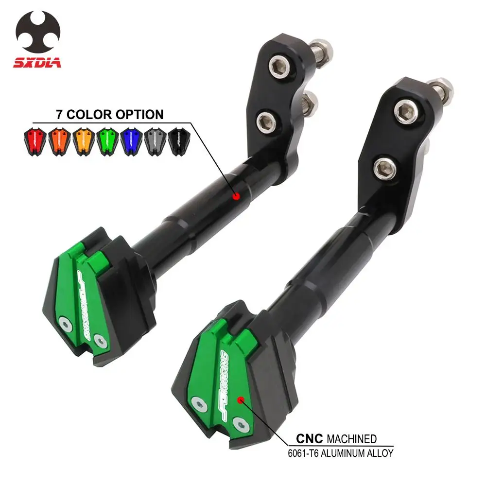 CNC мотоциклетные Алюминий ночлега рамки ползунок защита от падения для KAWASAKI Z250 Z300 Z 250 300 2013