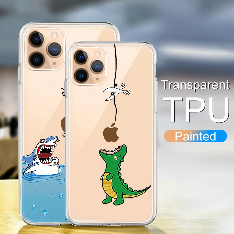 Забавный мультяшный чехол для телефона для iPhone 11 Pro 11Pro Max чехол с рисунком кота из мультфильма Мягкий силиконовый чехол из ТПУ для iPhone11 Pro Max