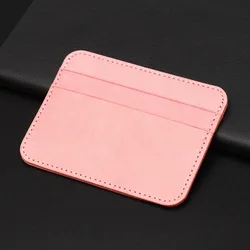 Sleek RFID Blocking PU Leather Wallet - Compact Cardholder & Travel Companion (Pink)