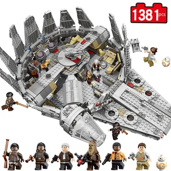 

In Stock 1381pcs Star Sars Figures Wars Model Building Blocks Harmless Bricks Enlighten Compatible Lepining Starwars Toy