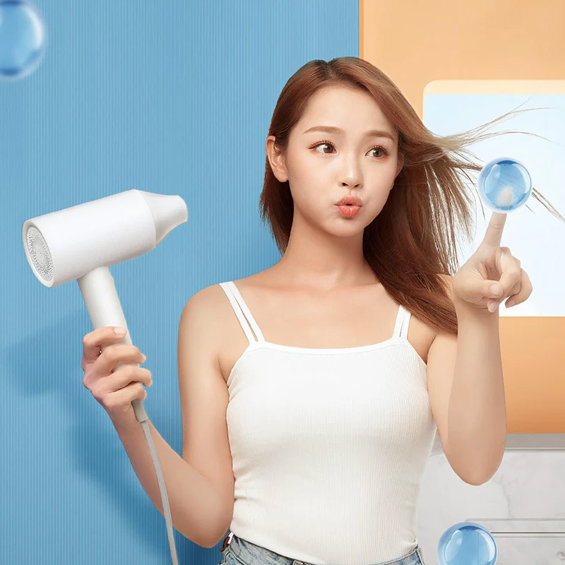 XIAOMI MIJIA Анион Фен для волос Showsee A1 W Профессиональный Быстросохнущий фен Mihome 1800 Вт