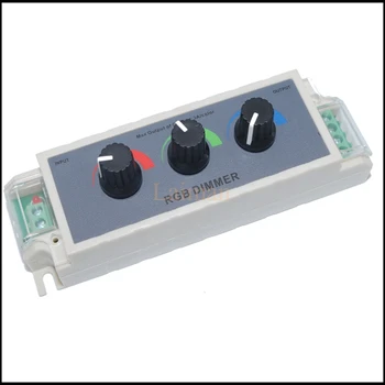

Laimanice DC12V - 24V 9A RGB Controller 3 Channel RGB LED Dimmer Controller for 3528 5050 RGB LED Strip Light