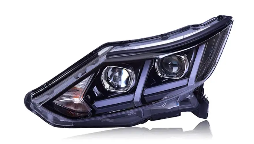 Светодиодный налобный фонарь для Nissan Qashqai MK2 J11 13-18, Rogue Sport 17-19