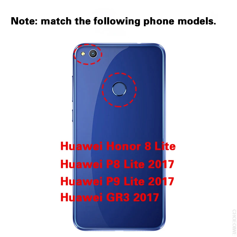 Чехол для huawei P8 P9 Lite Honor 8 Lite, роскошный защитный чехол на заднюю панель для huawei P9 Lite, съемный чехол для мобильного телефона