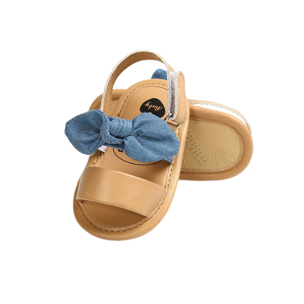 Summer Newborn Baby Kids Girl Casual Bowknot Anti-Slip Soft Sole Sandals, kids sandals,baby sandals,kids shoes,sandals and clogs